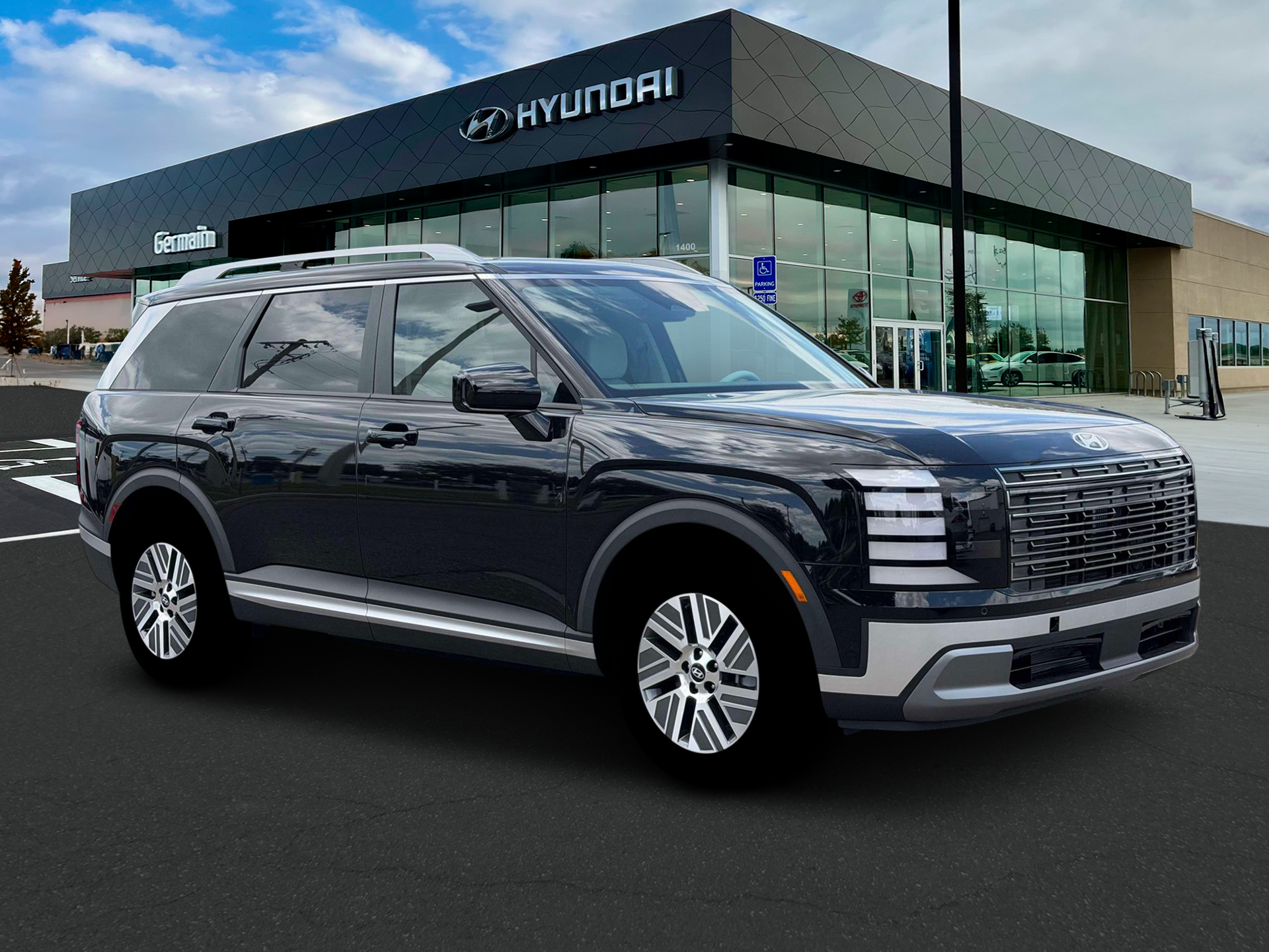 New 2026 Abyss Black Pearl Hyundai Blue SEL 7P image 10