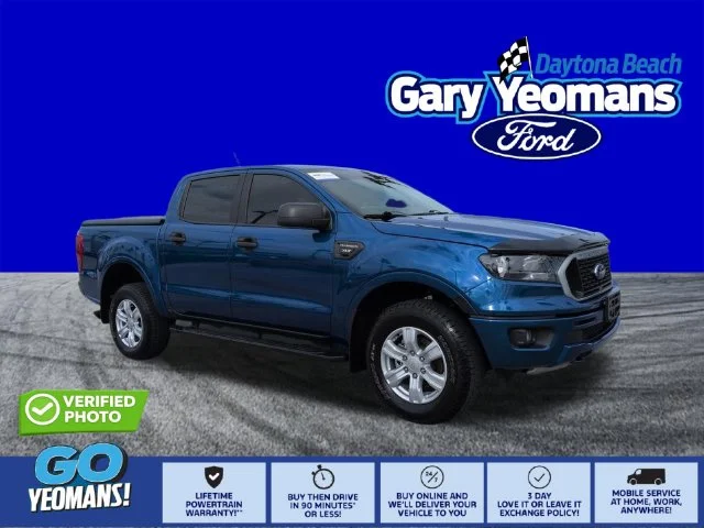 Certified Used 2020 Lightning Blue Ford XLT image 1