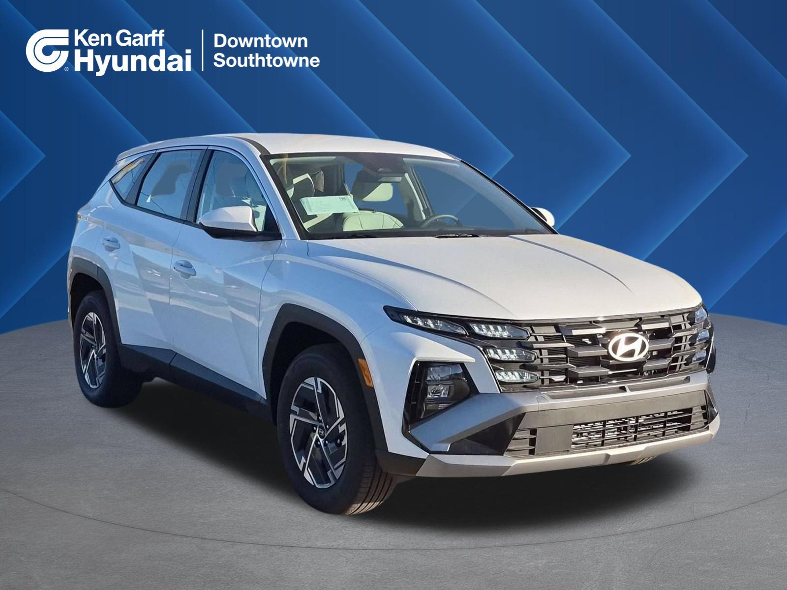New 2026 Creamy White Pearl Hyundai Blue image 1