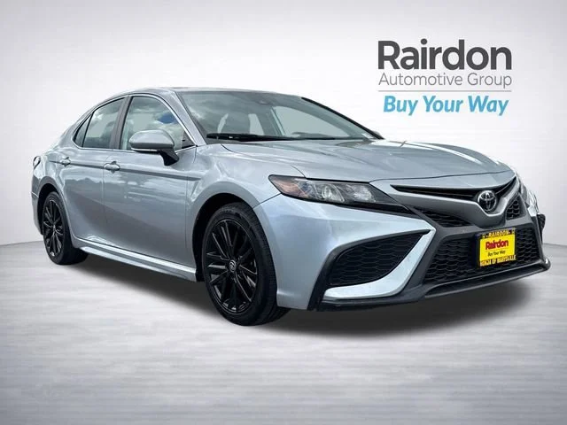 Used 2024 Celestial Silver Metallic Toyota SE image 1