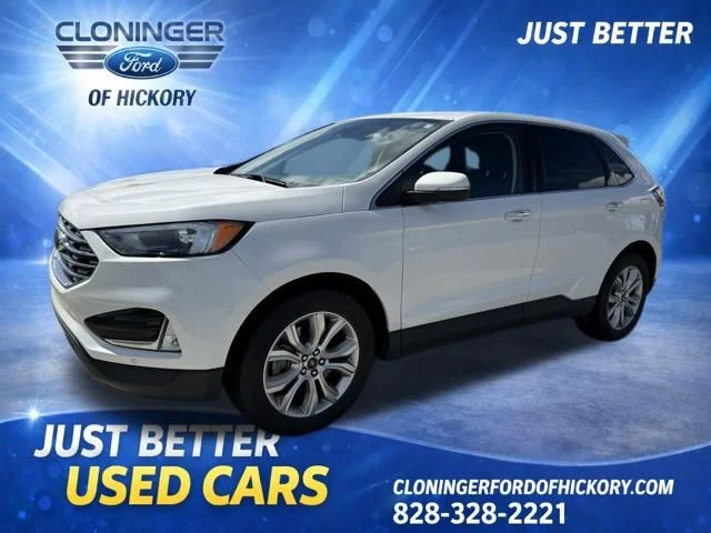 Used 2024 White Ford Titanium image 1