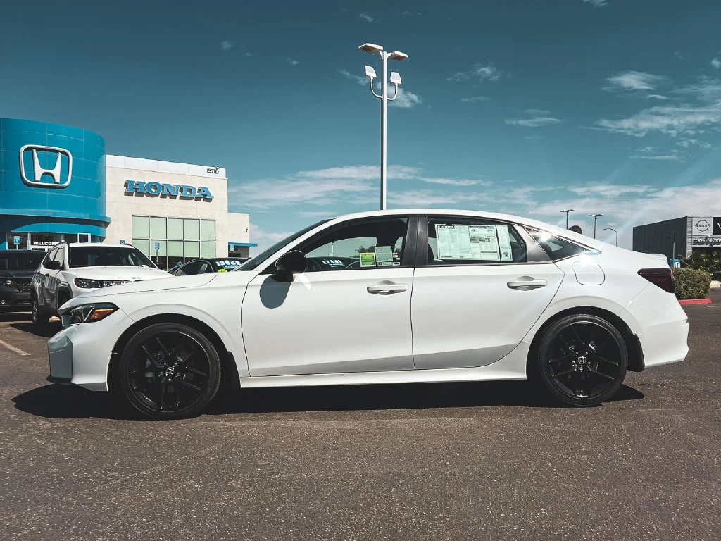 New 2026 Platinum White Pearl Honda Sport image 9