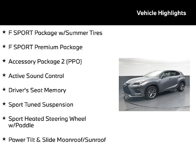 Used 2021 Gray Lexus 300 F Sport image 5