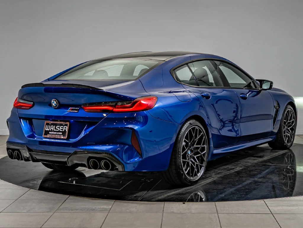 Used 2024 Marina Bay Blue Metallic BMW Competition image 5