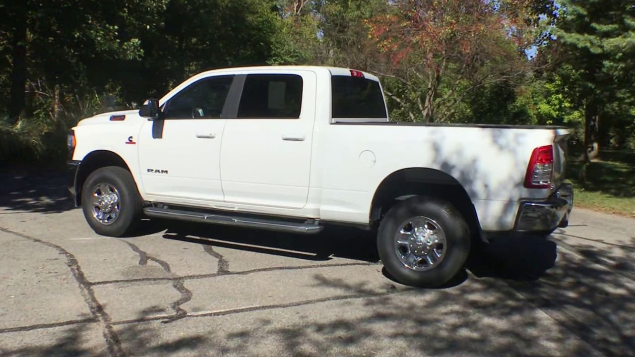Used 2021 Bright White Clearcoat Ram Big Horn image 6