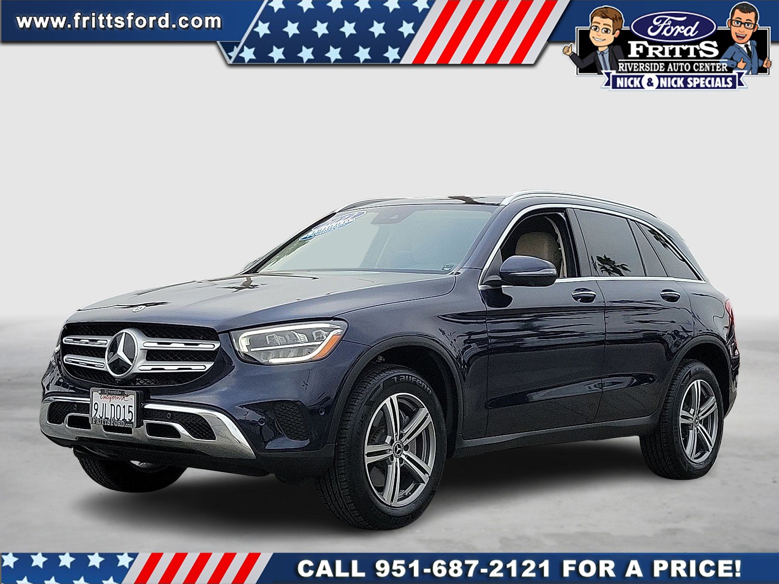 Certified Used 2022 Lunar Blue Metallic Mercedes-Benz SUV image 1