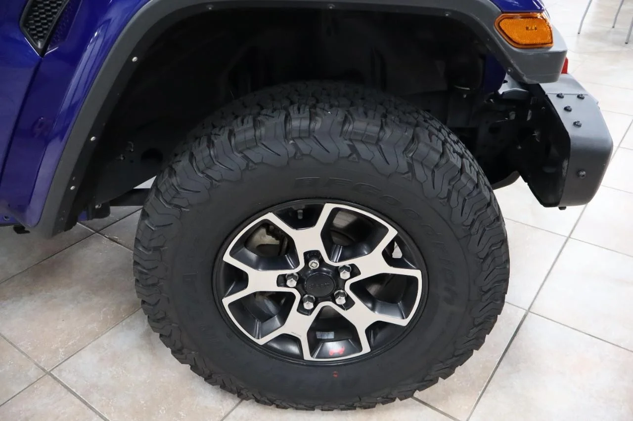 Used 2020 Ocean Blue Metallic Clear Coat Jeep Rubicon image 41