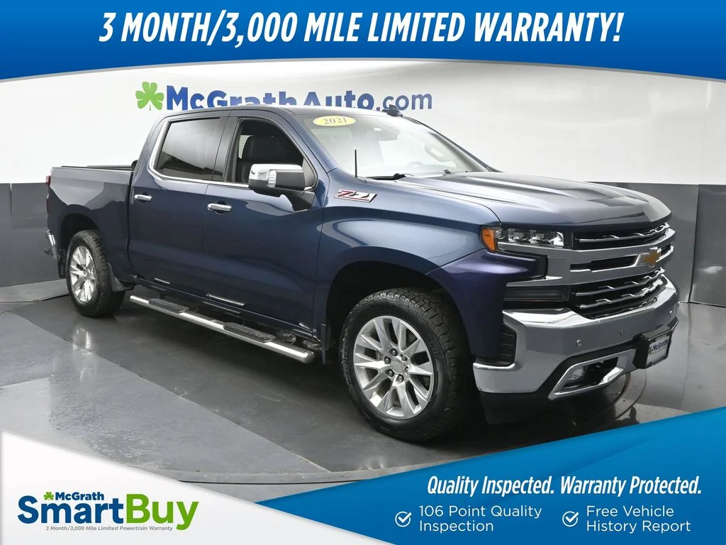 Used 2021 Blue Chevrolet LTZ image 1