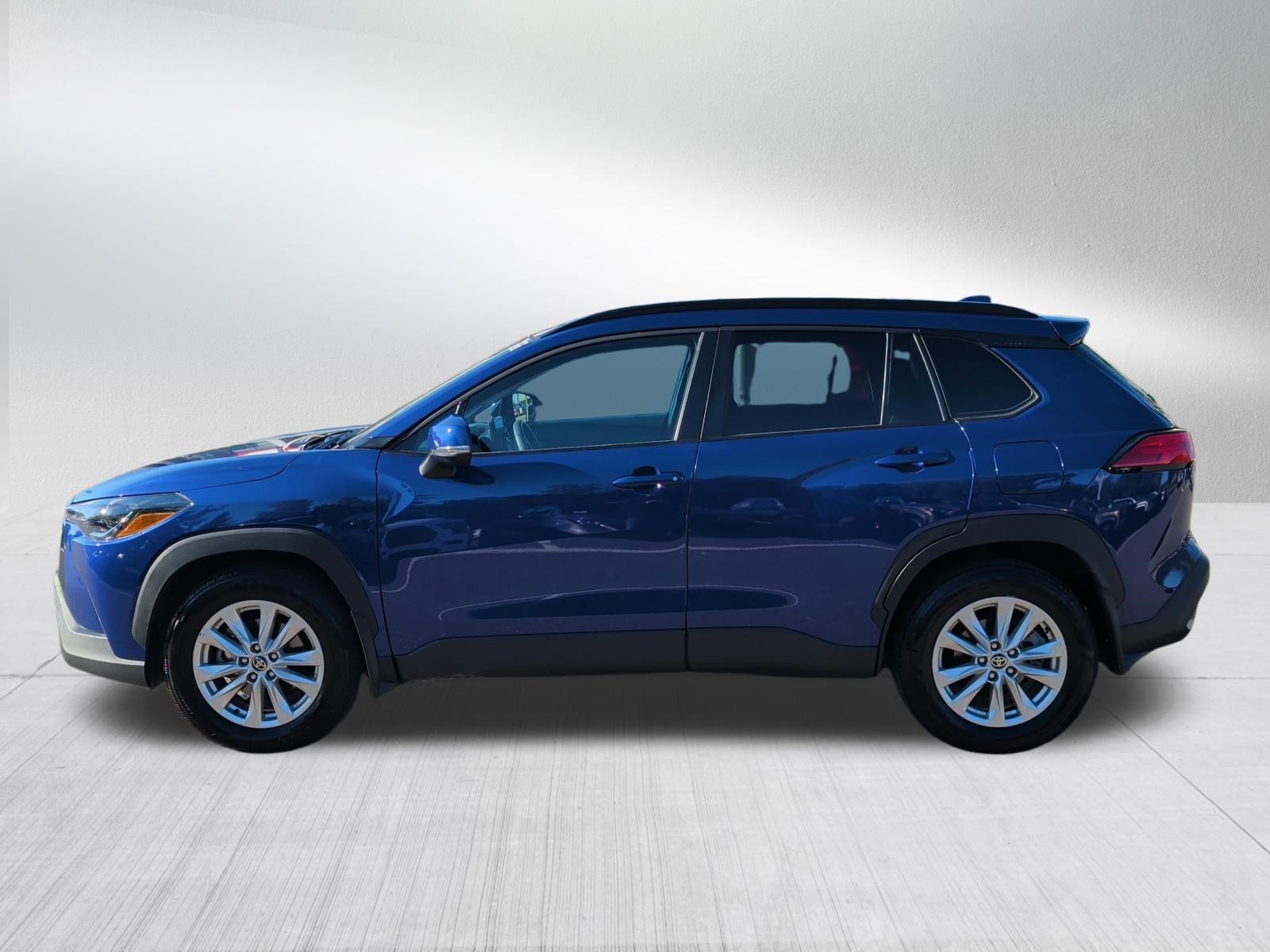 Certified Used 2023 Blue Crush Metallic Toyota LE image 4