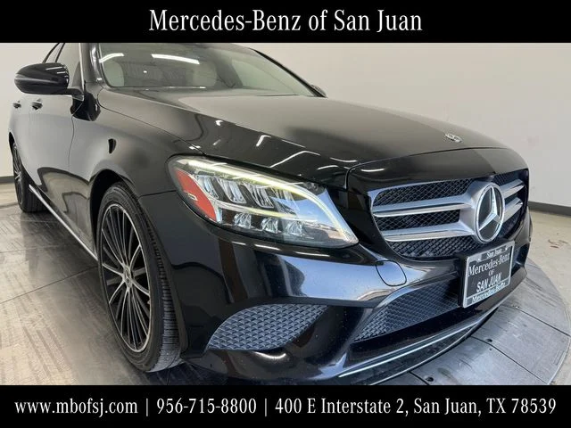 Certified Used 2021 Black Mercedes-Benz C 300 image 1