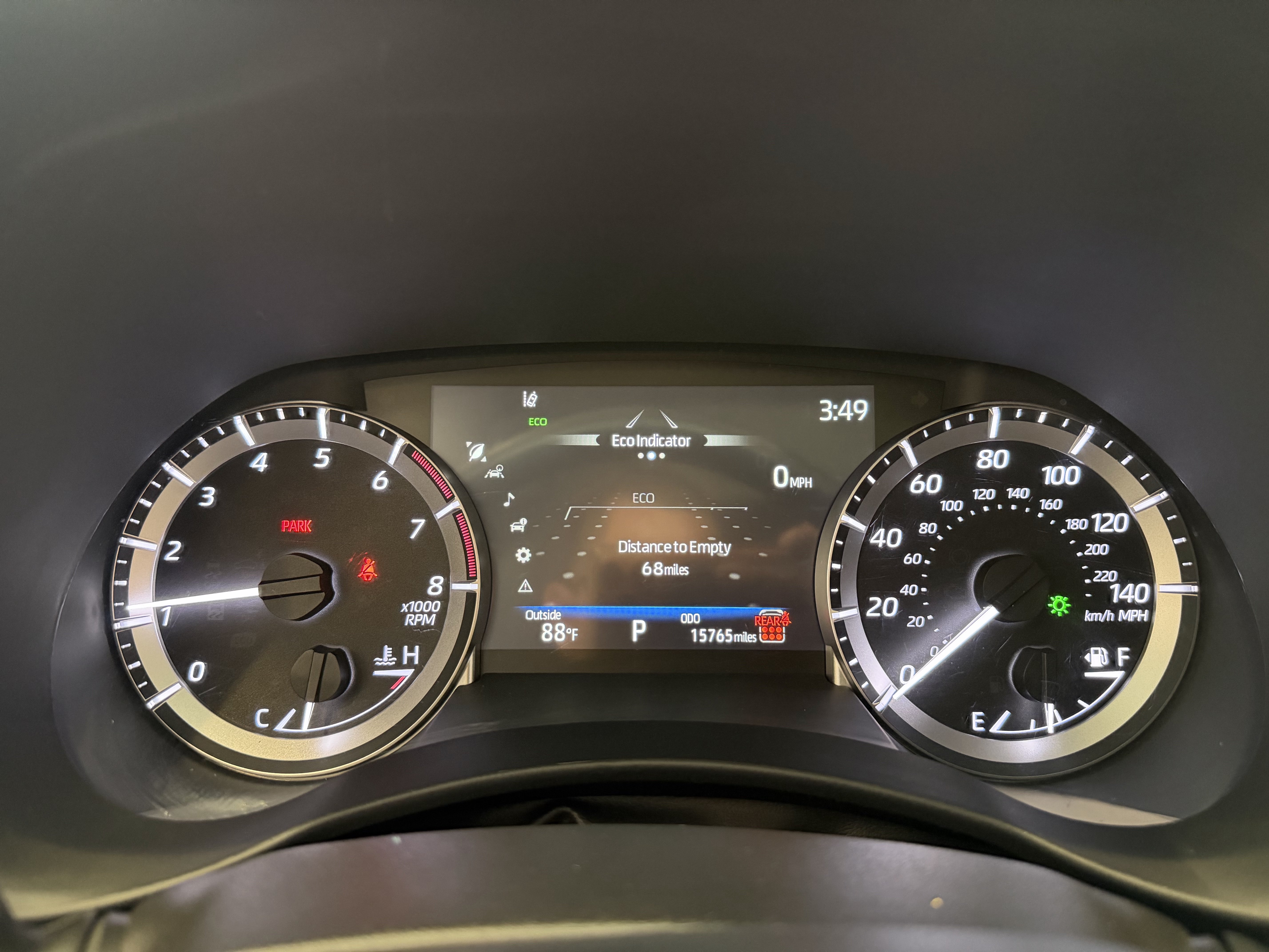 Certified Used 2025 RUBY FLARE RED Toyota XLE image 9