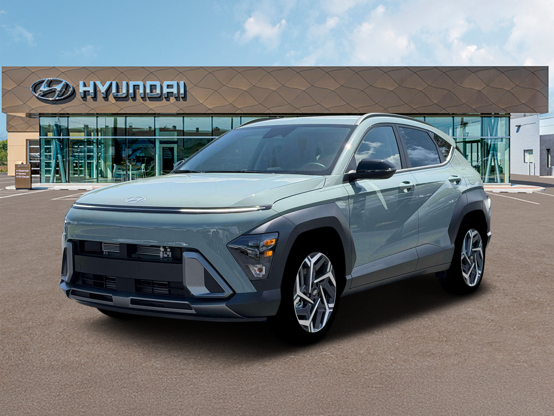 New 2026 Green Hyundai SEL Premium AWD image 1