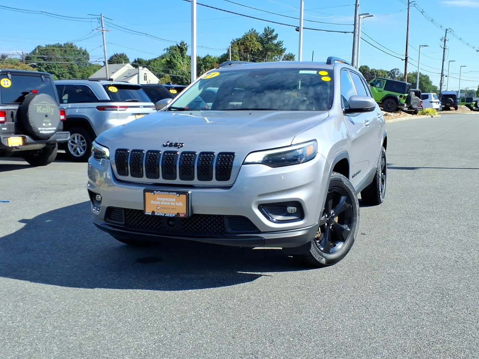 Certified Used 2021 Billet Silver Metallic Clear Coat Jeep Altitude image 2