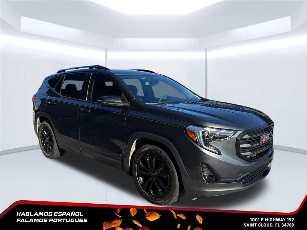 Certified Used 2021 GRAPHITE GRAY METALLIC GMC SLT image 7