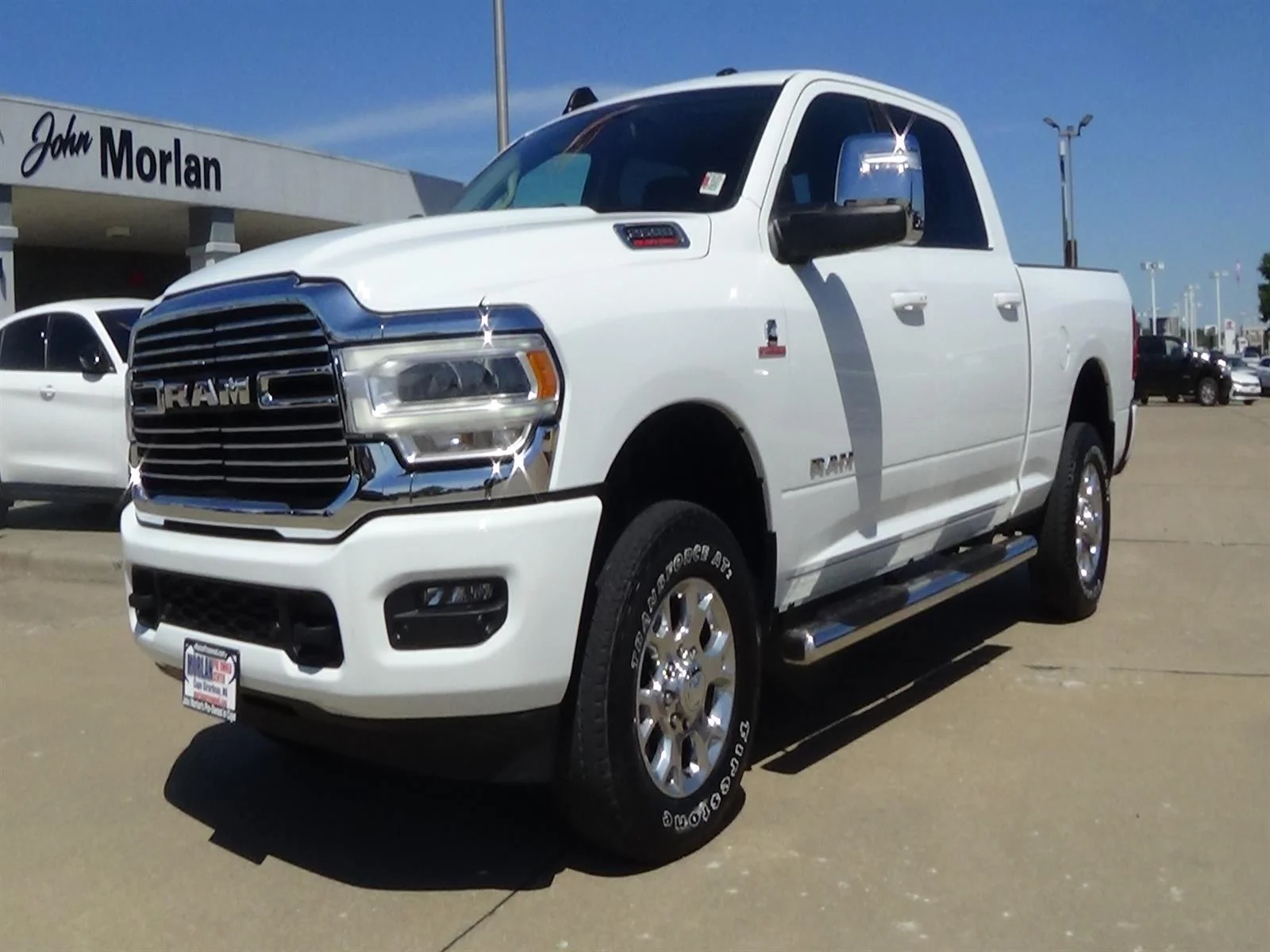 Certified Used 2024 Bright White Clear Coat (pw7) RAM Laramie image 2