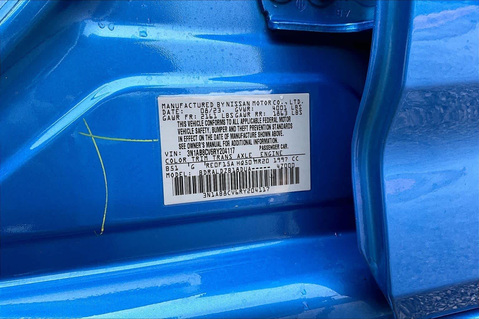 Certified Used 2024 Electric Blue Metallic Nissan SV image 33