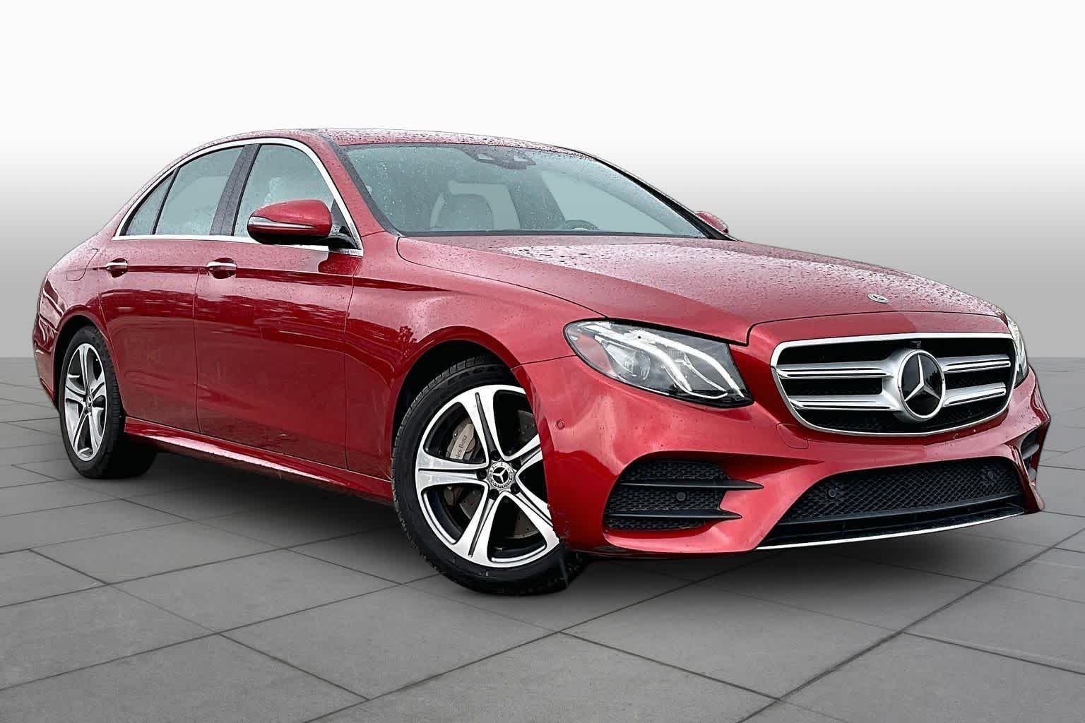 Used 2020 designo Cardinal Red Metallic Mercedes-Benz E 350 image 3