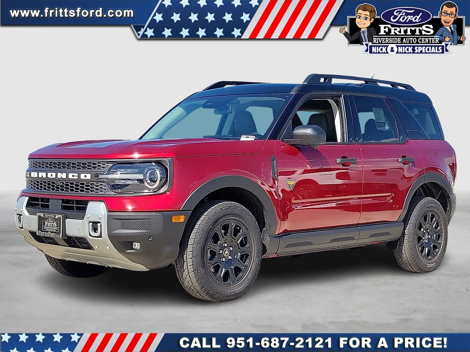New 2026 Ruby Red Metallic Tinted Clearcoat Ford Badlands® image 1