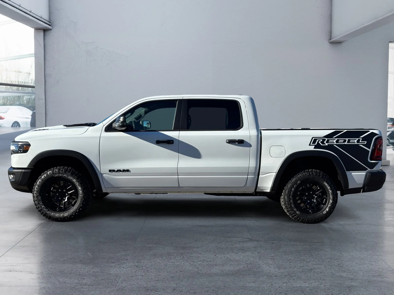 New 2027 BRIGHT WHITE Ram Rebel image 2