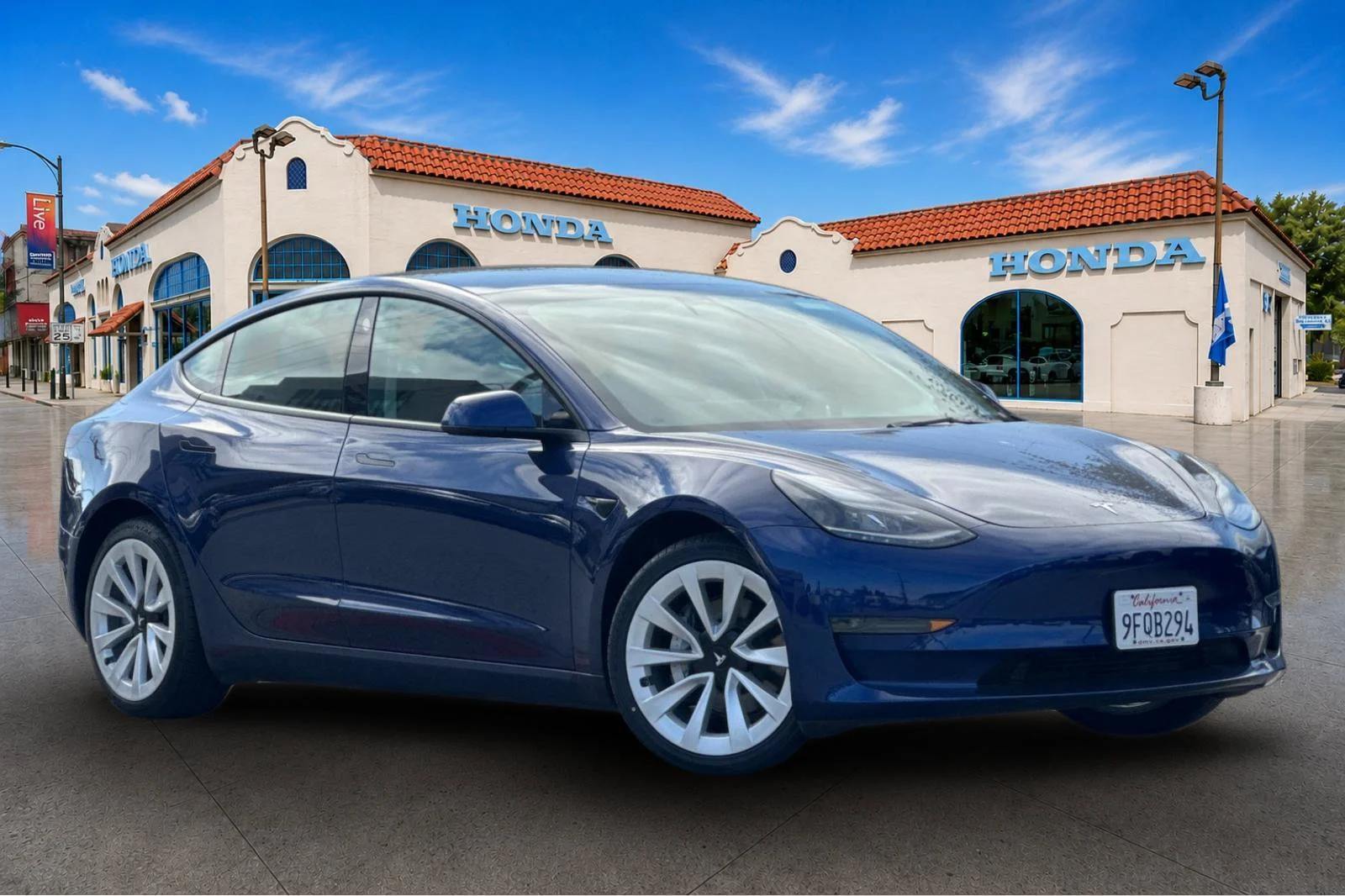 Used 2023 Tesla Model 3 Base with VIN 5YJ3E1EA4PF485082 for sale in Burlingame, CA