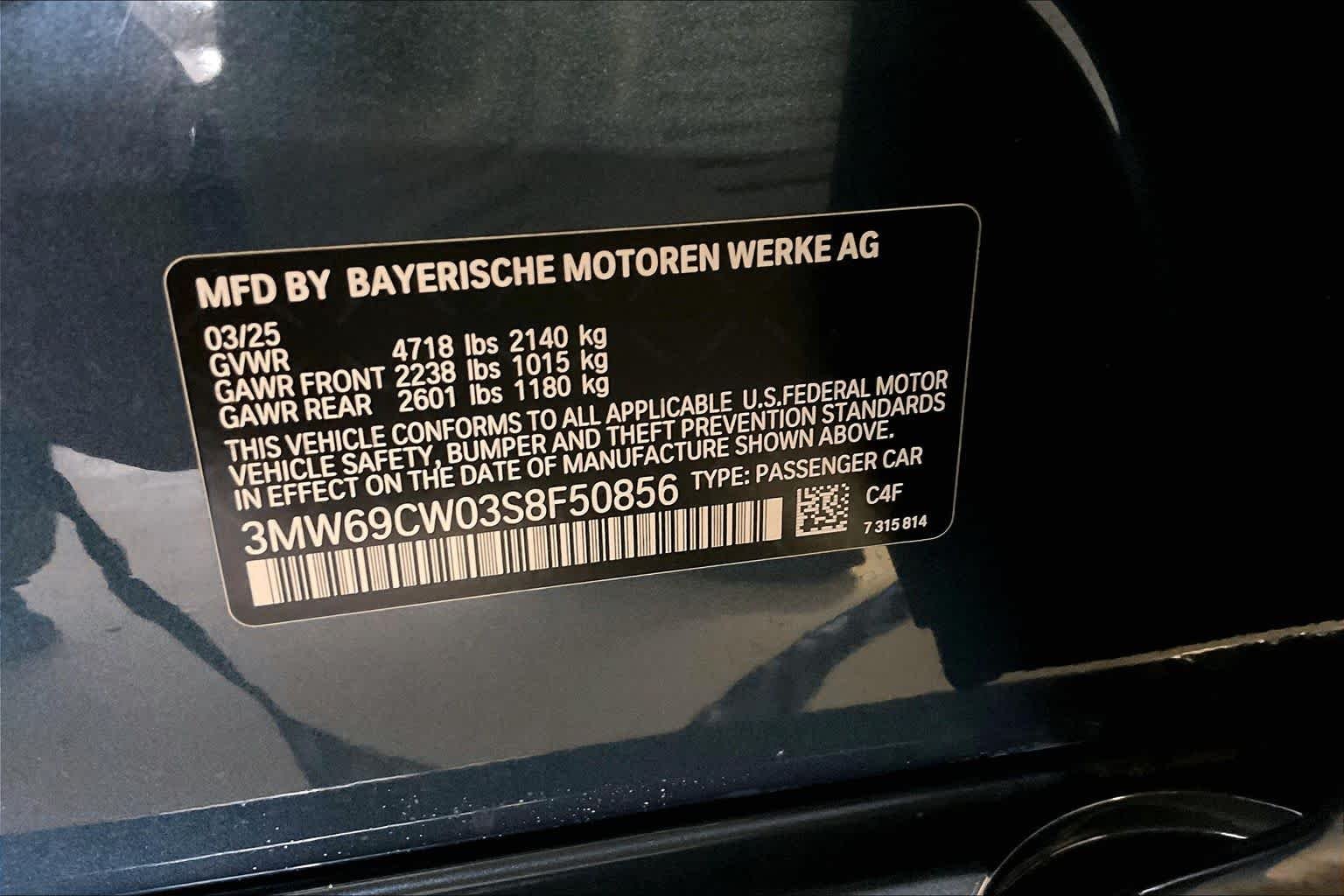 Used 2025 Arctic Race Blue Metallic BMW 330i image 32