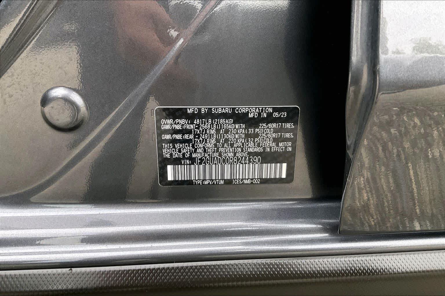 Used 2024 Magnetite Gray Metallic Subaru Premium image 33