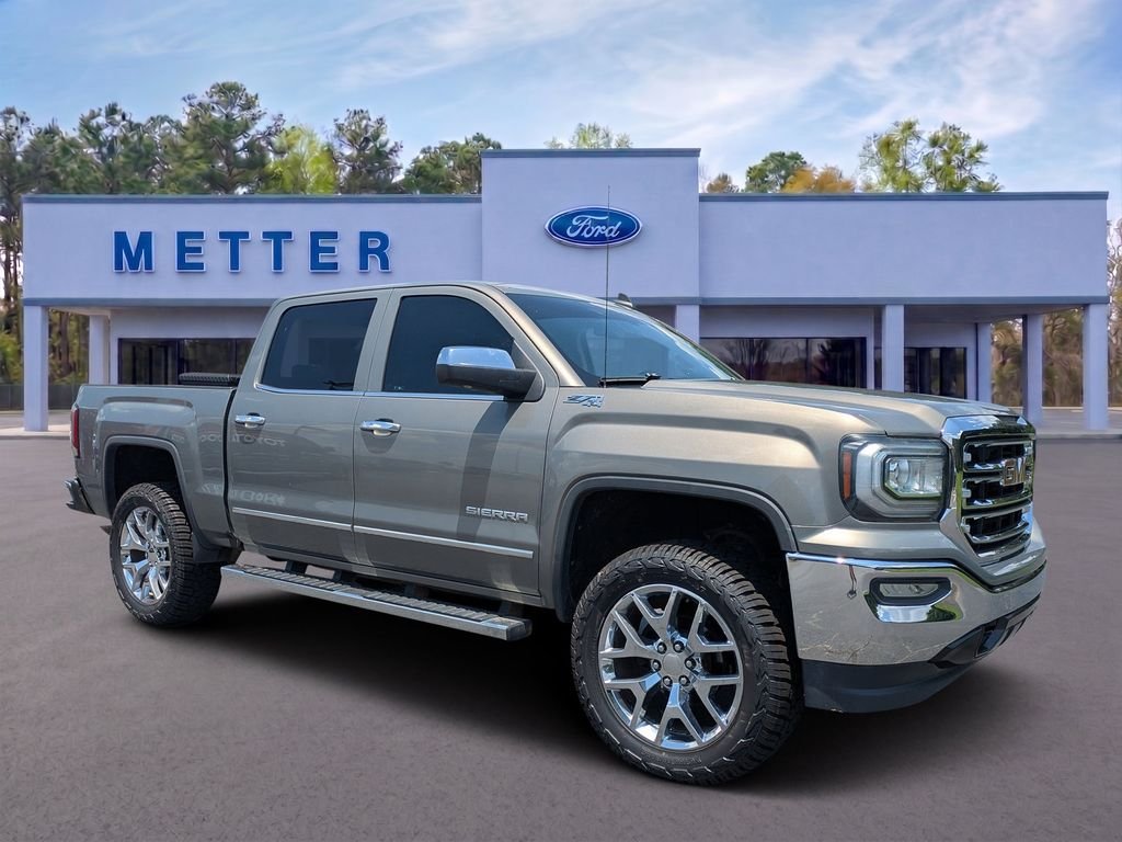 Gray 2017 GMC Sierra 1500 Pickup Truck Four-Wheel Drive 6-Speed Automatic Overdrive