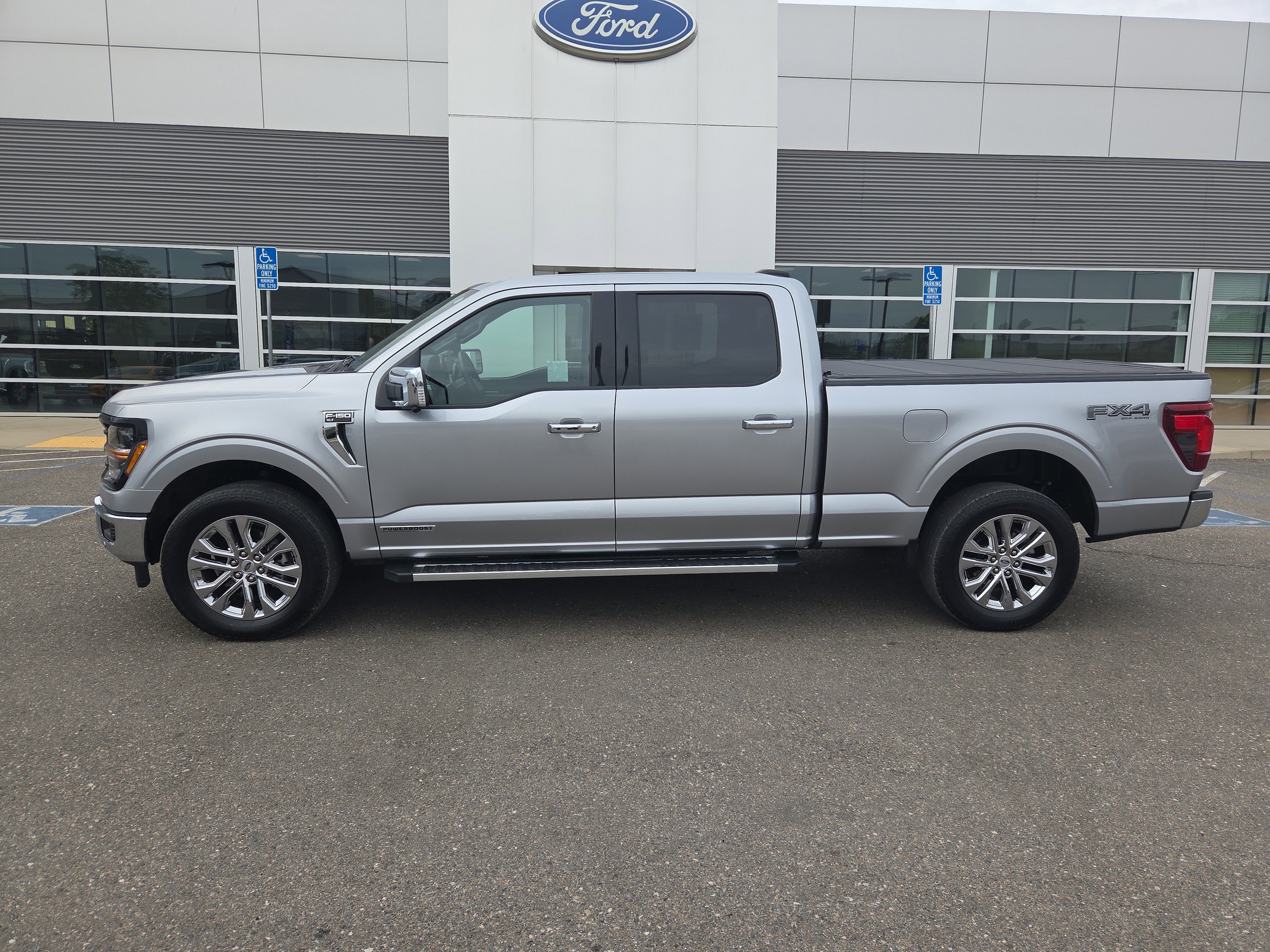 Certified Used 2025 Iconic Silver Metallic Ford XLT image 2