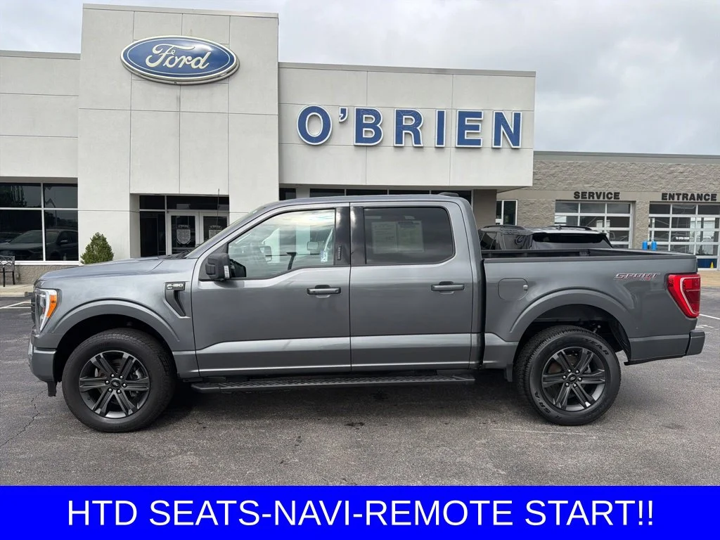 Used 2023 Carbonized Gray Metallic Ford XLT image 2