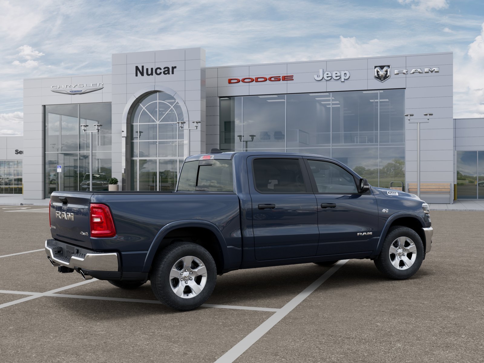 New 2026 Forged Blue Metallic Exterior Paint RAM Big Horn/Lone Star image 23