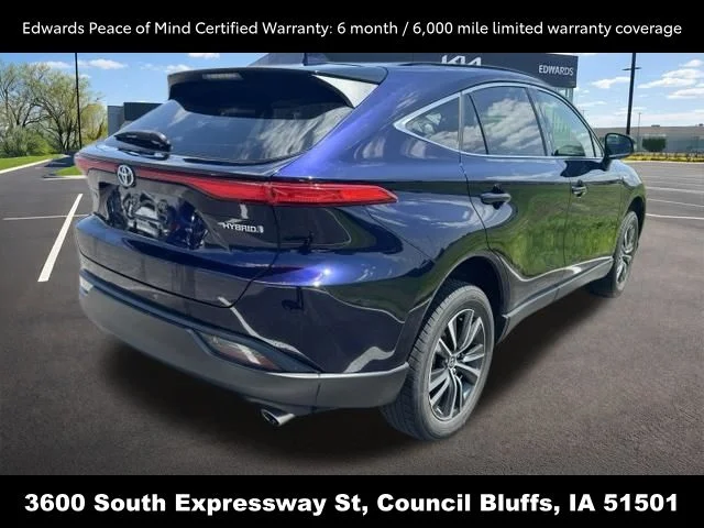 Used 2021 Blue Toyota LE image 3