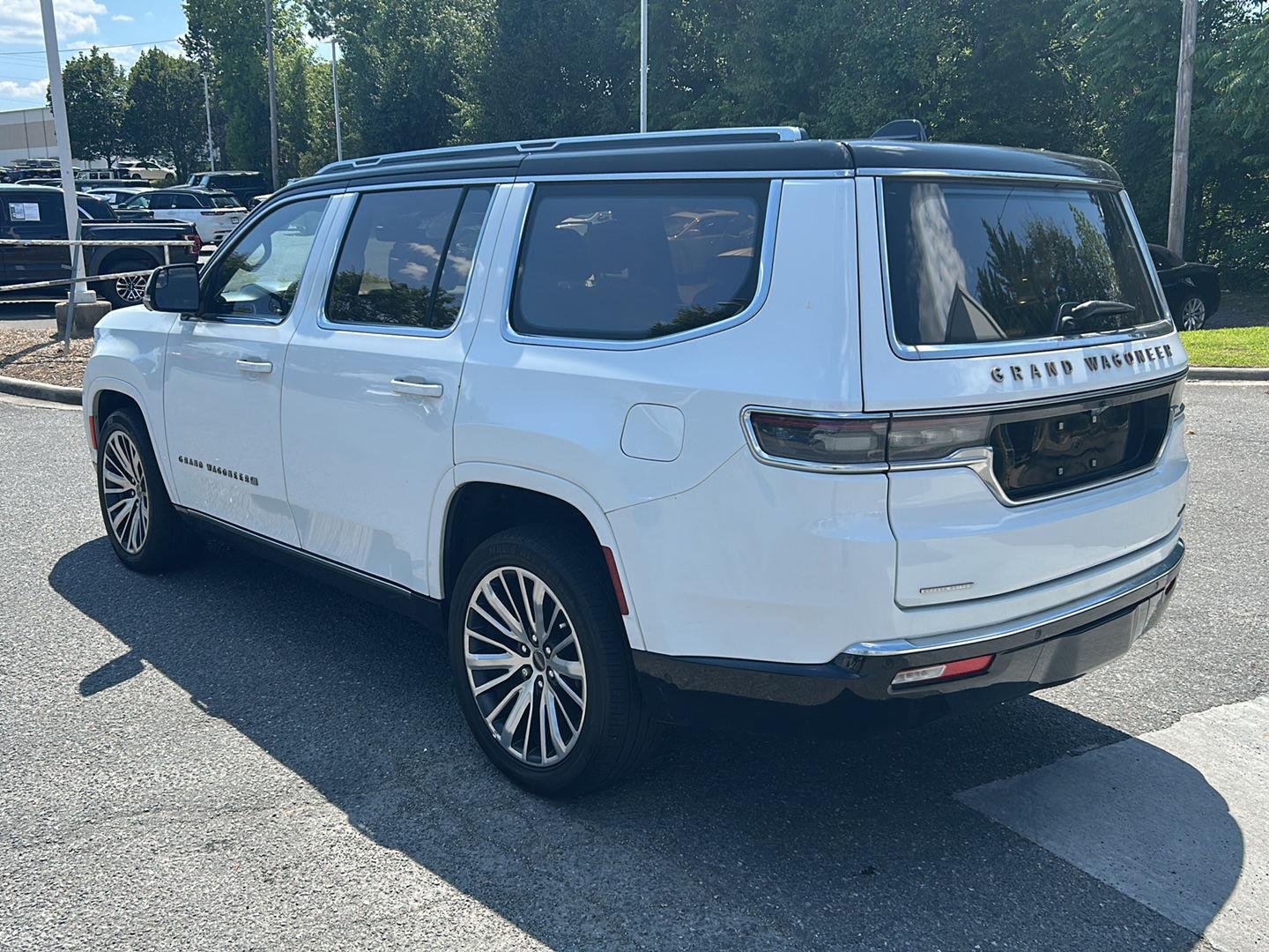 Used 2023 Bright White Clearcoat Jeep Series III image 3