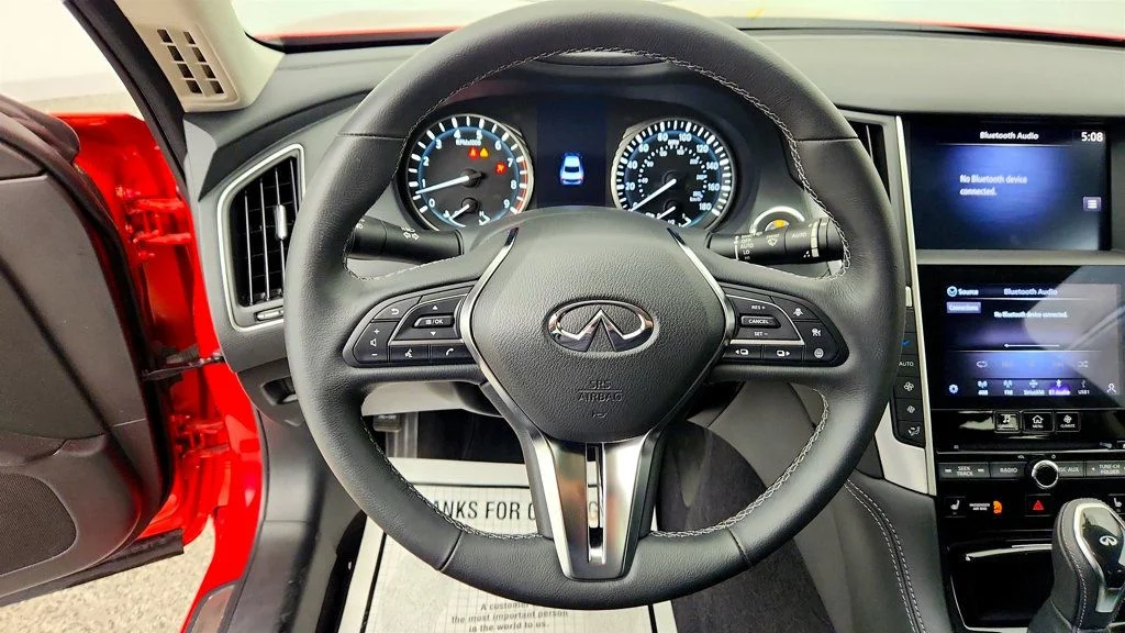 Used 2023 Dynamic Sunstone Red INFINITI LUXE AWD image 14