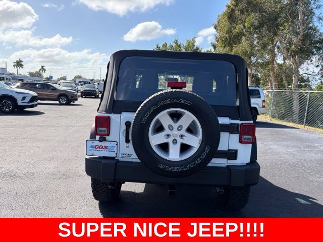 Used 2017 Bright White Clea Jeep Sport image 5