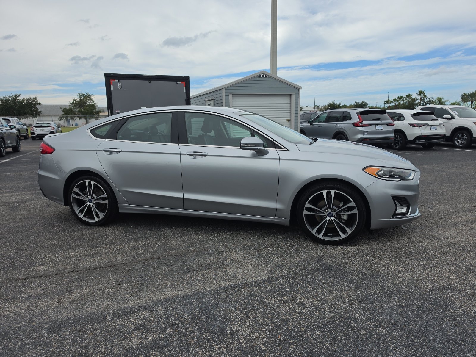 Used 2020 Ford Fusion Titanium with VIN 3FA6P0D98LR131475 for sale in Port Richey, FL