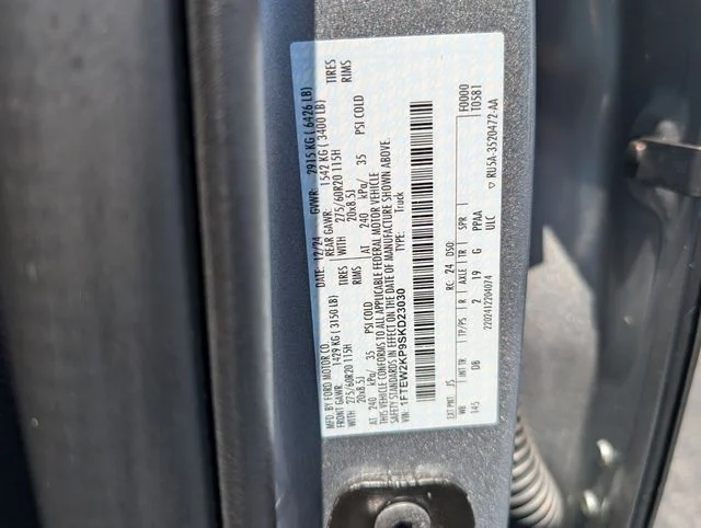 Used 2025 Iconic Silver Metallic Ford STX image 20