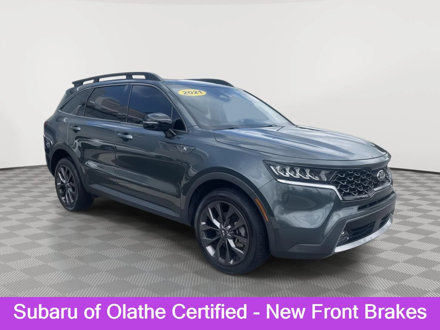 Used 2021 Aruba Green Kia EX image 1