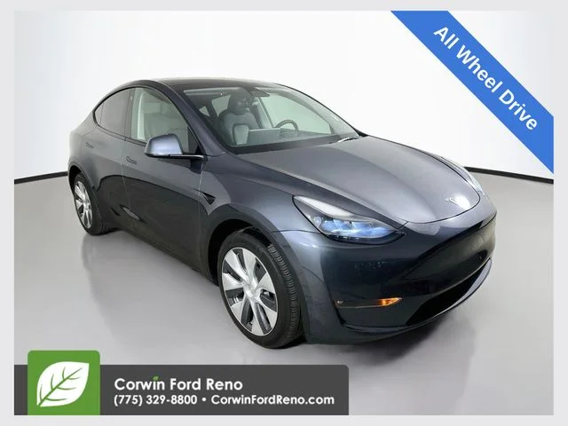 Used 2023 Midnight Silver Metallic Tesla Long Range image 1