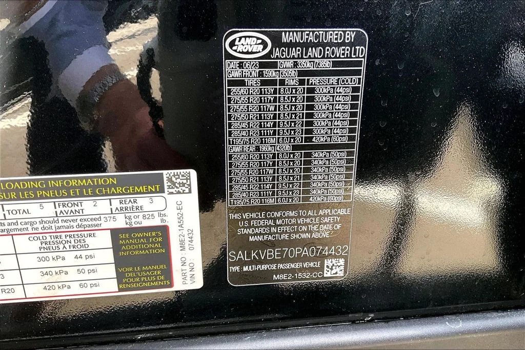 Certified Used 2023 Santorini Black Metallic Land Rover First Edition image 36