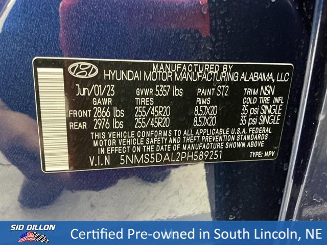 Certified Used 2023 Stormy Sea Hyundai Calligraphy image 15