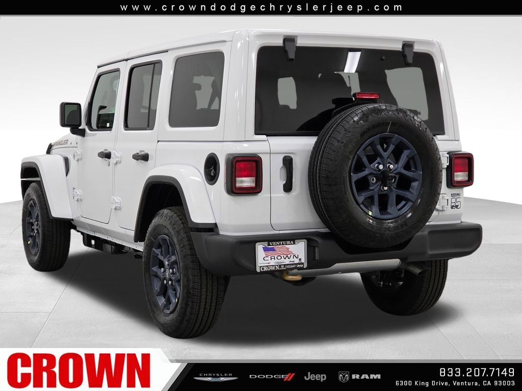 New 2026 Bright White Clear-Coat Exterior Paint Jeep 85th Anniversary Edition image 7