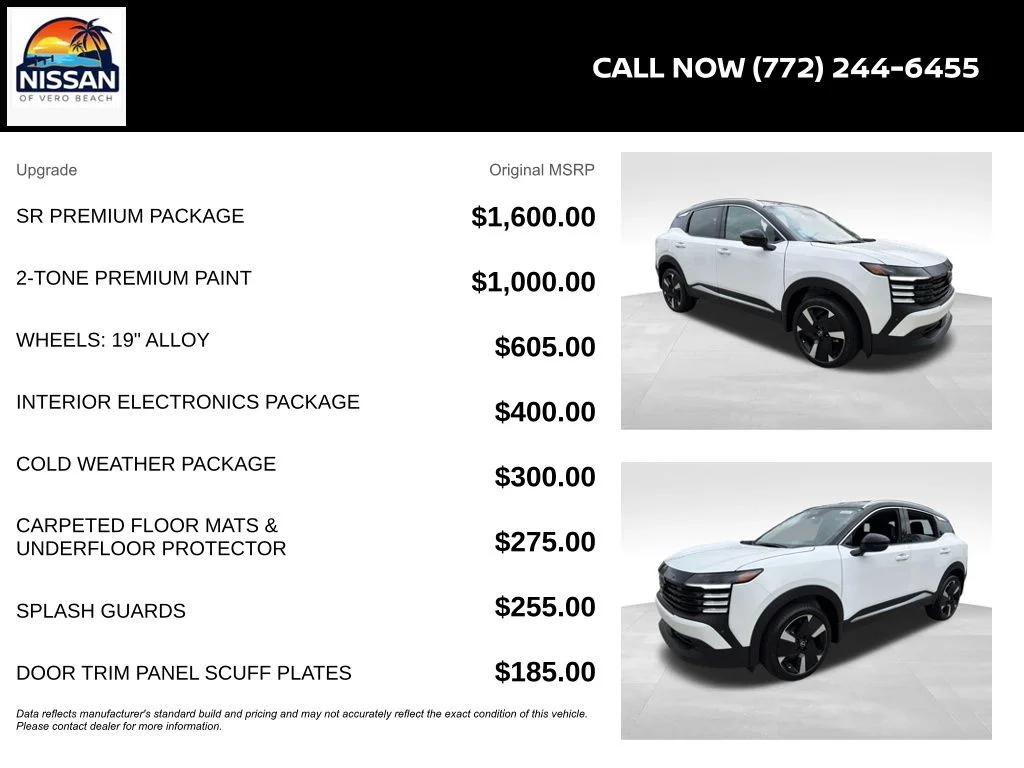 New 2026 Aspen White TriCoat / Super Black Two-tone Nissan SR image 6