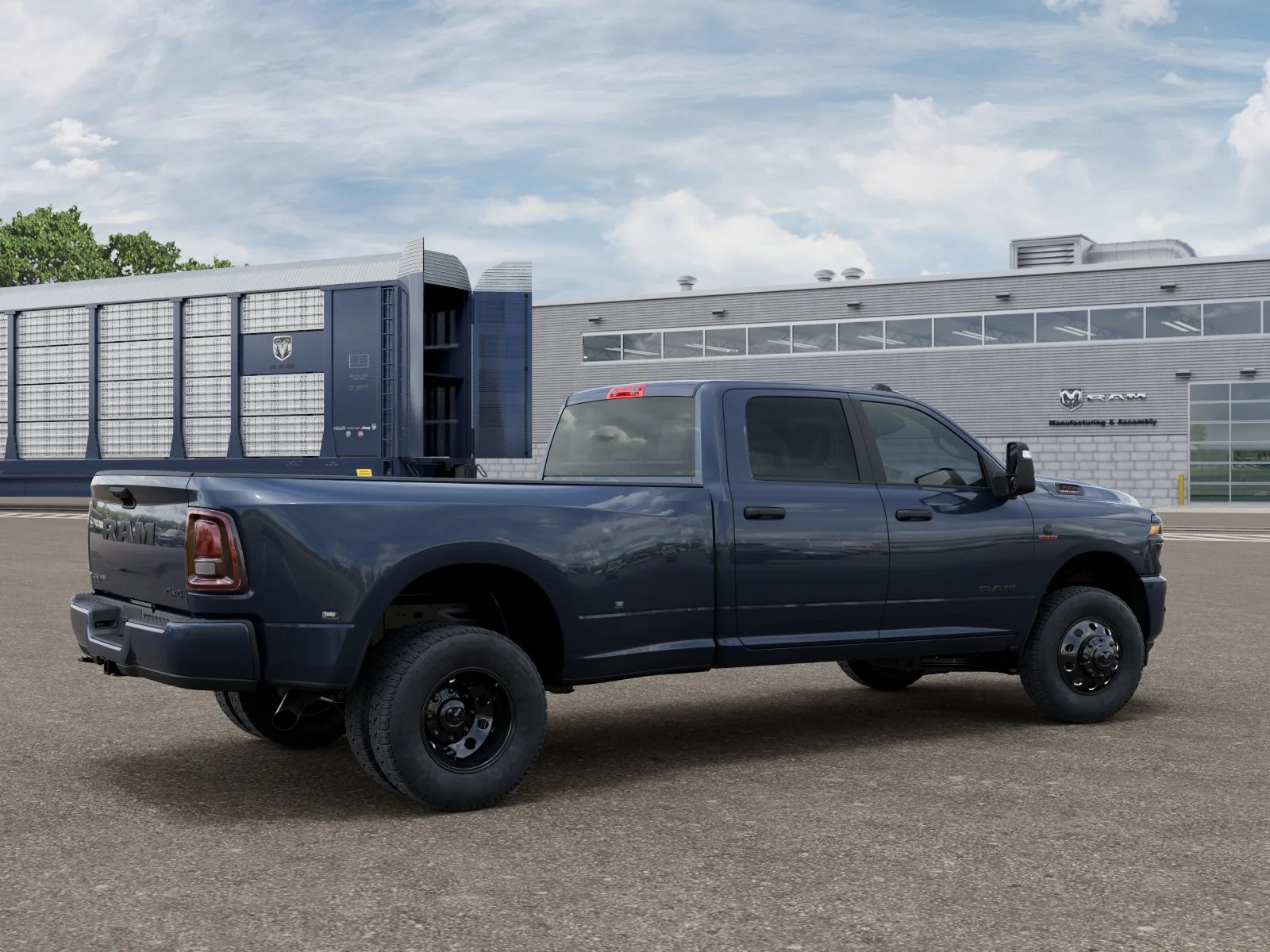 New 2026 Forged Blue Metallic Exterior Paint RAM Big Horn image 2