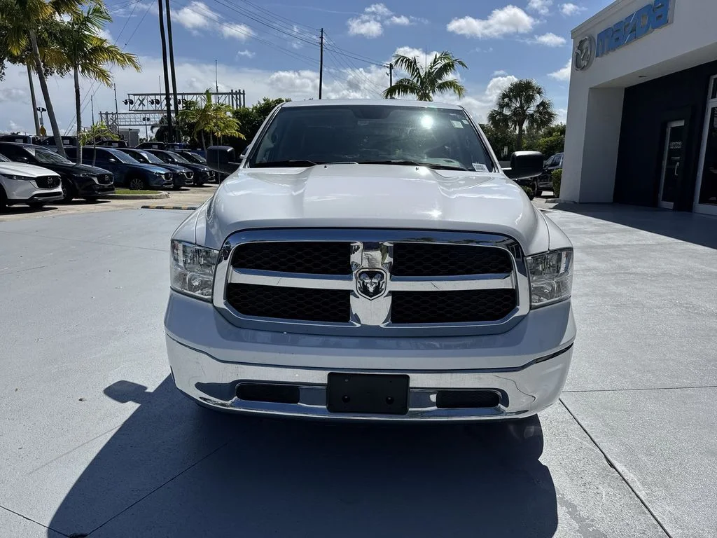 Used 2022 Bright White Clearcoat Ram SLT image 8