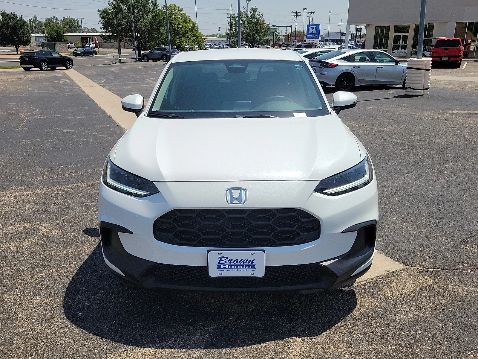 New 2027 Platinum White Pearl Honda LX 2WD image 3