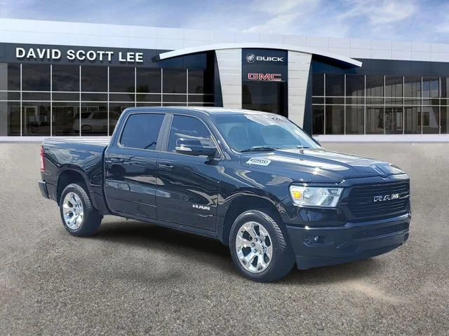 Used 2021 Diamond Black Crystal Pearlcoat Ram Big Horn image 1