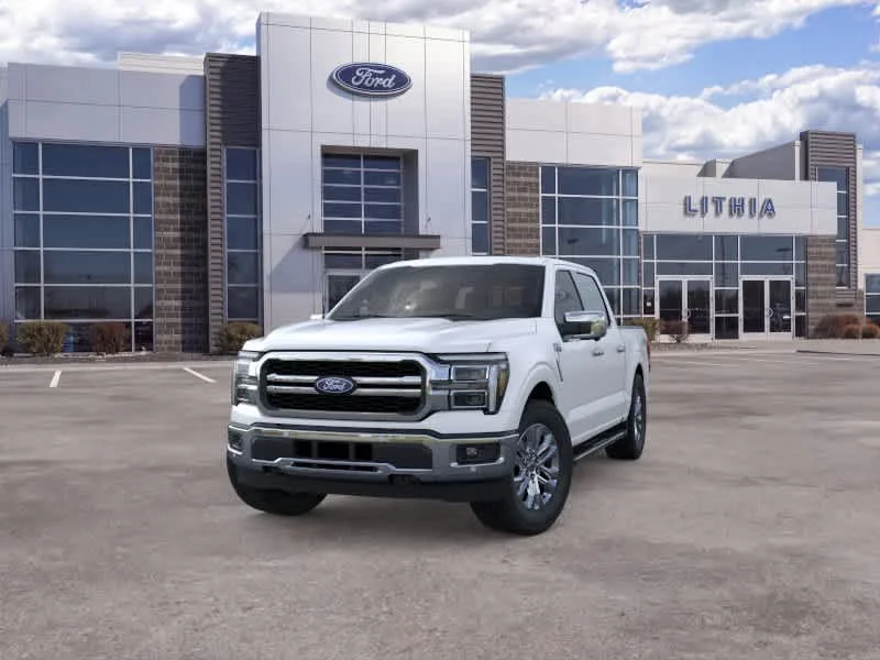 New 2026 Star White Metallic Tri-Coat Ford Lariat® image 2