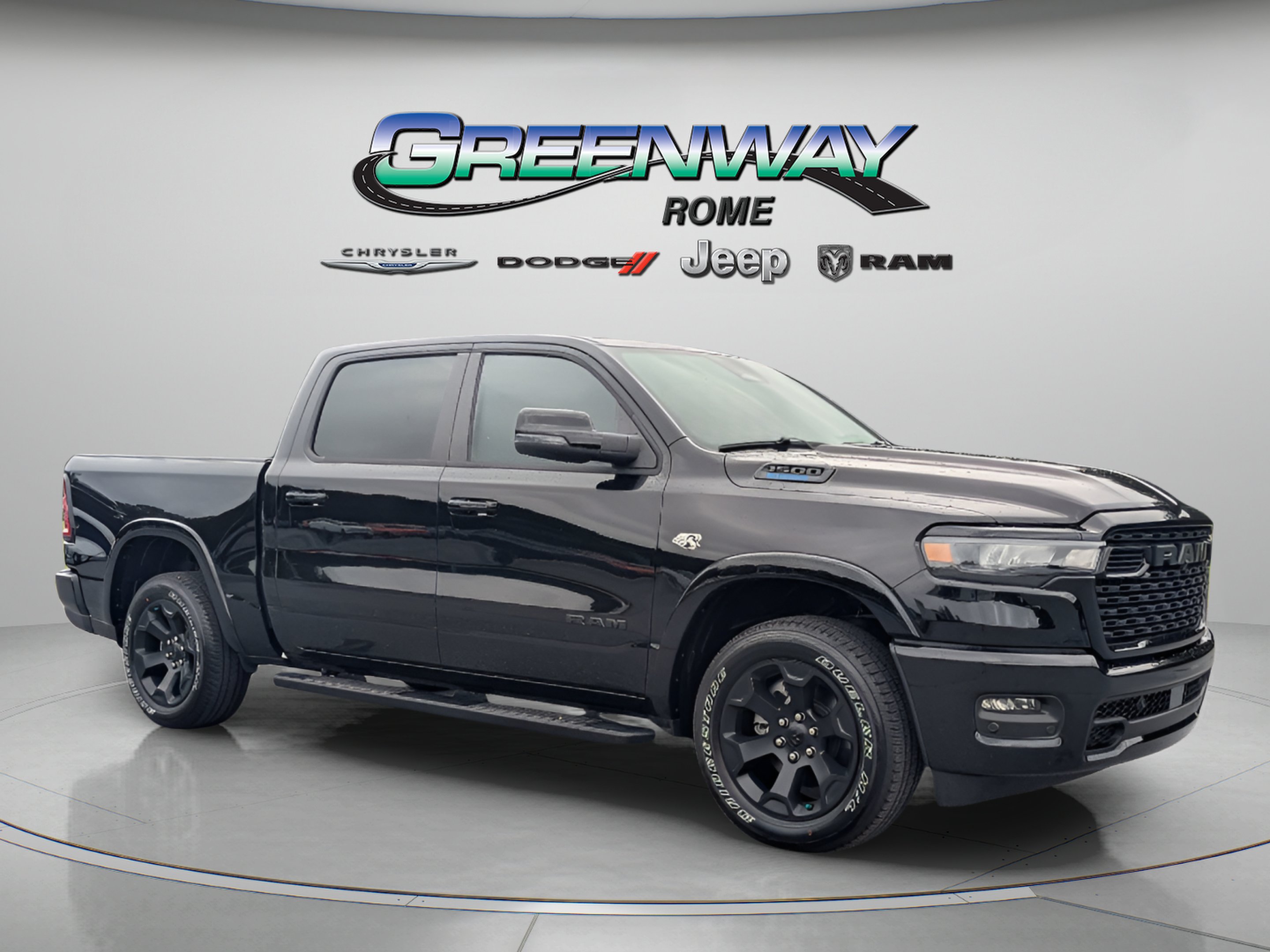 New 2026 Diamond Black Crystal Pearlcoat RAM Big Horn image 2
