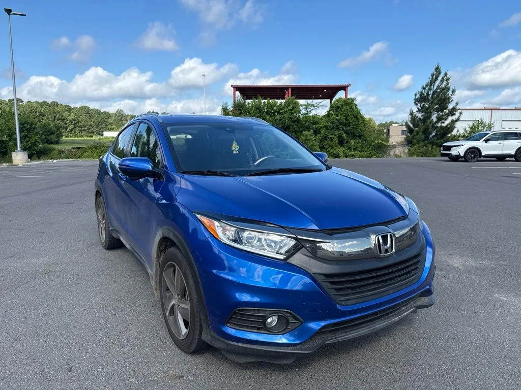 Used 2021 Aegean Blue Metallic Honda EX image 1