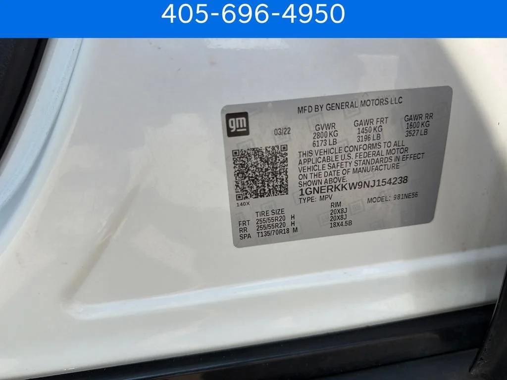 Pre-Owned 2022 Chevrolet Traverse Premier